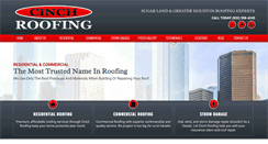 Desktop Screenshot of cinchroofing.com